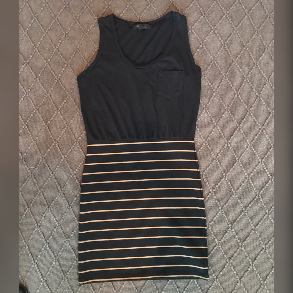 Forever 21 Black/Tan Dress
